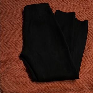 Zara Black Suede Leggings